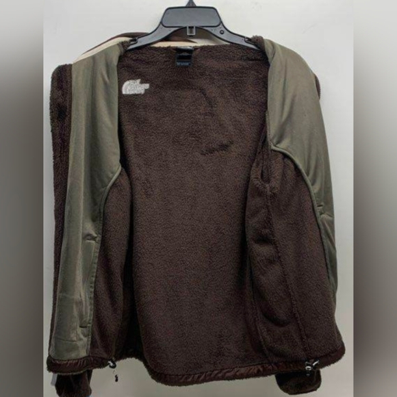The North Face Women's Osito Fuzzy Fleece Jacket Dark Brown Size L MSRP $100 - Picture 4 of 5
